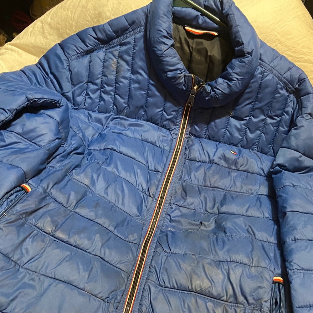 Tommy Hilfiger Men's Royal Blue Puffer Jacket